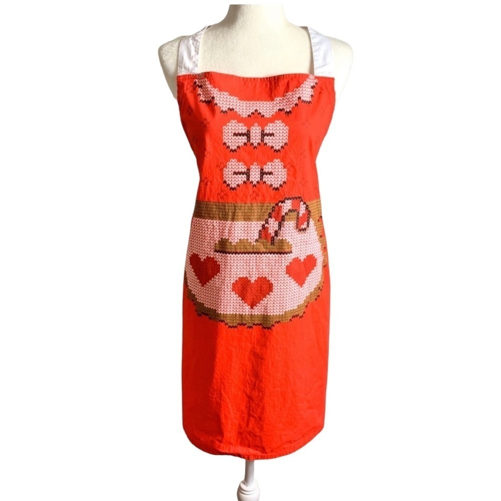 Pantry Christmas Apron New Red/Green